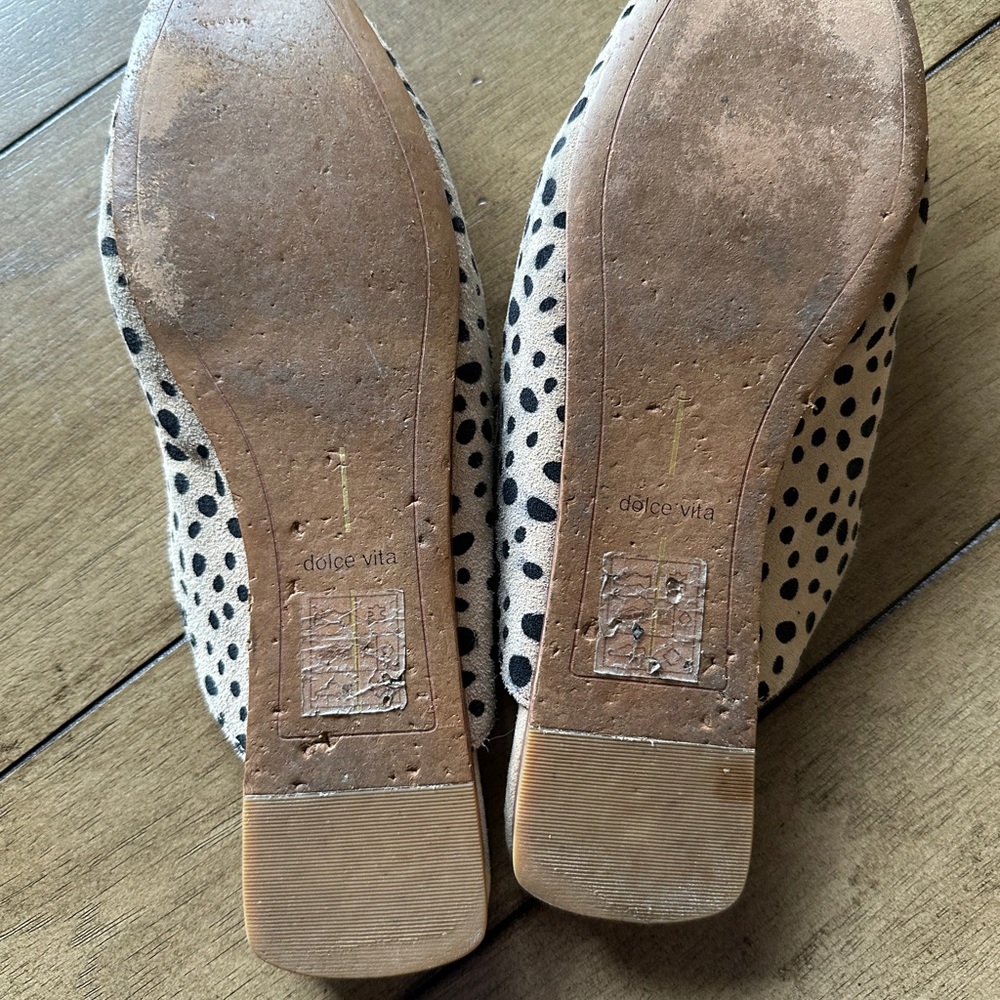 Dolce Vita mules size 7.5 cowhide - Picture 2 of 3